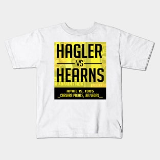 Hagler vs Hearns boxing sport Kids T-Shirt